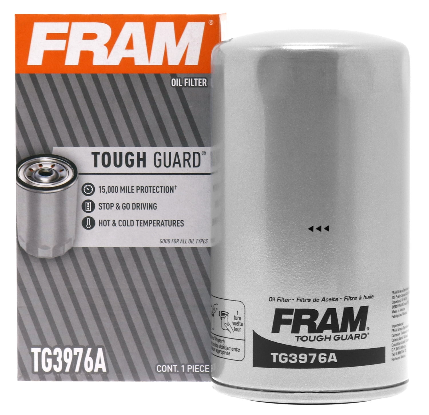 Fram Tough Guard Oil Filters In Fram Oil Filters - Walmart.com