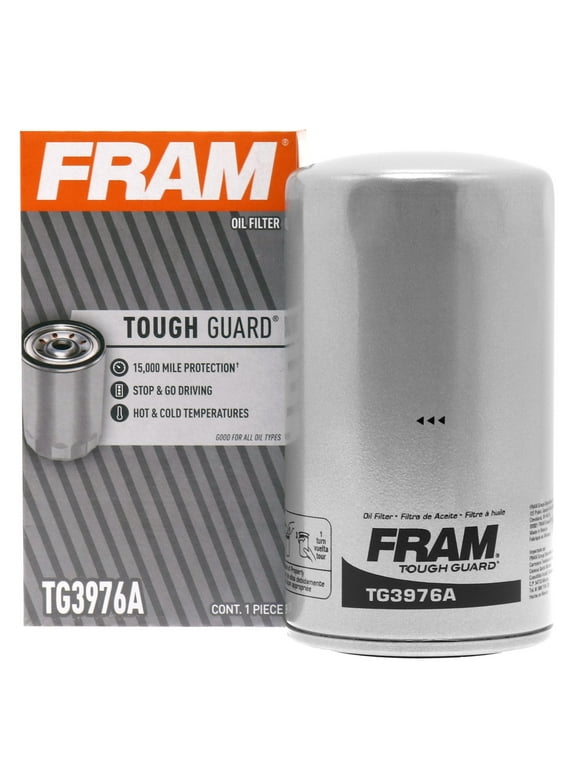 FRAM TG3976A Tough Guard Oil Filter Fits select: 2013-2023 RAM 2500, 1994-2012 DODGE RAM 2500