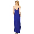 thumbnail image 3 of Pink Ice Women's Casual Cocoon Pocket Maxi Dress USA (Medium, Royal Blue), 3 of 3