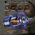 thumbnail image 3 of Tapis Roulant Électrique Pliant Superfit 2,25 Hp pour Course, Contrôle par Application, Bluetooth, 3 of 9