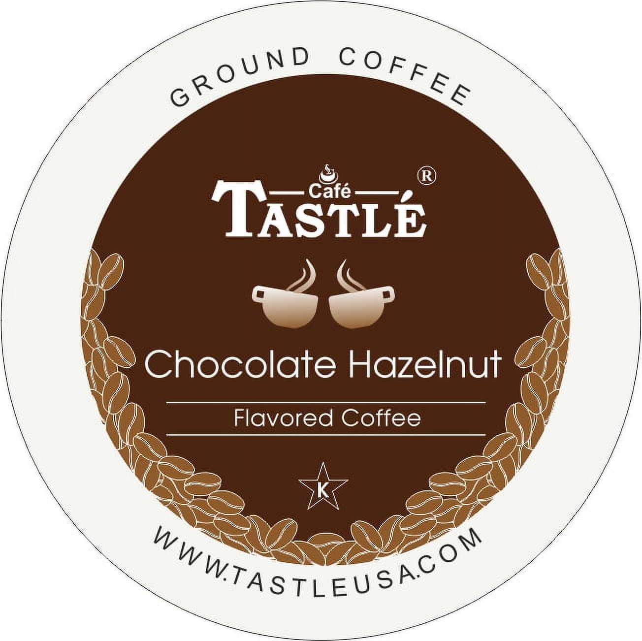 Cafe Tastle Chocolate Hazelnut Single Serve Coffee, 12 Count