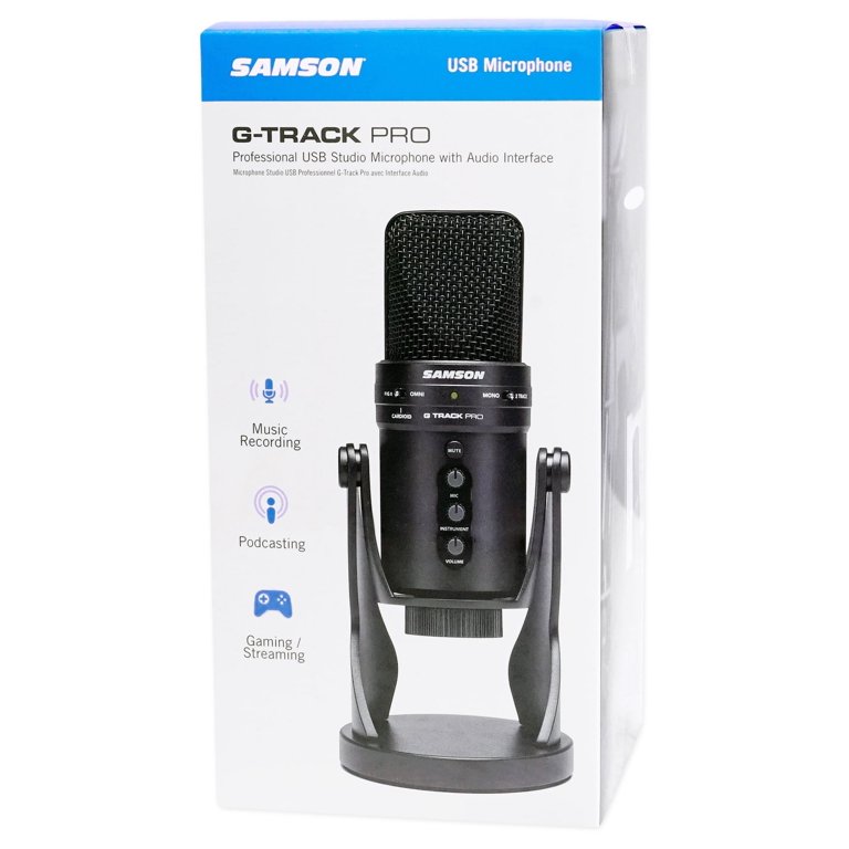 SAMSON G-Track Pro Studio USB Condenser Microphone Mic +