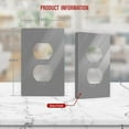 thumbnail image 2 of Duplex Wall Plates Kit, Electrical Outlet Covers, Unbreakable Polycarbonate Thermoplastic, Electric Receptacle Plug Covers, 2 of 10
