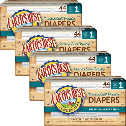 earth's best tendercare chlorine free diapers