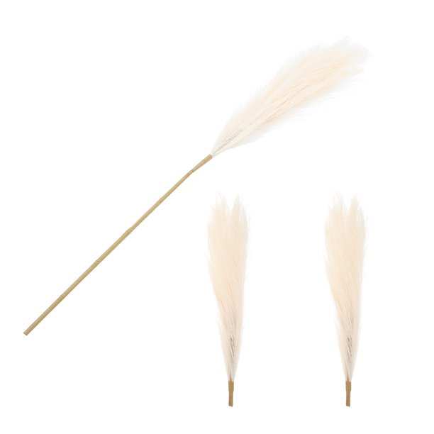 YSNOOWE 1Jgo Planta Artificial De Pampas Para Centro De En Bodas Y Eventos Beige