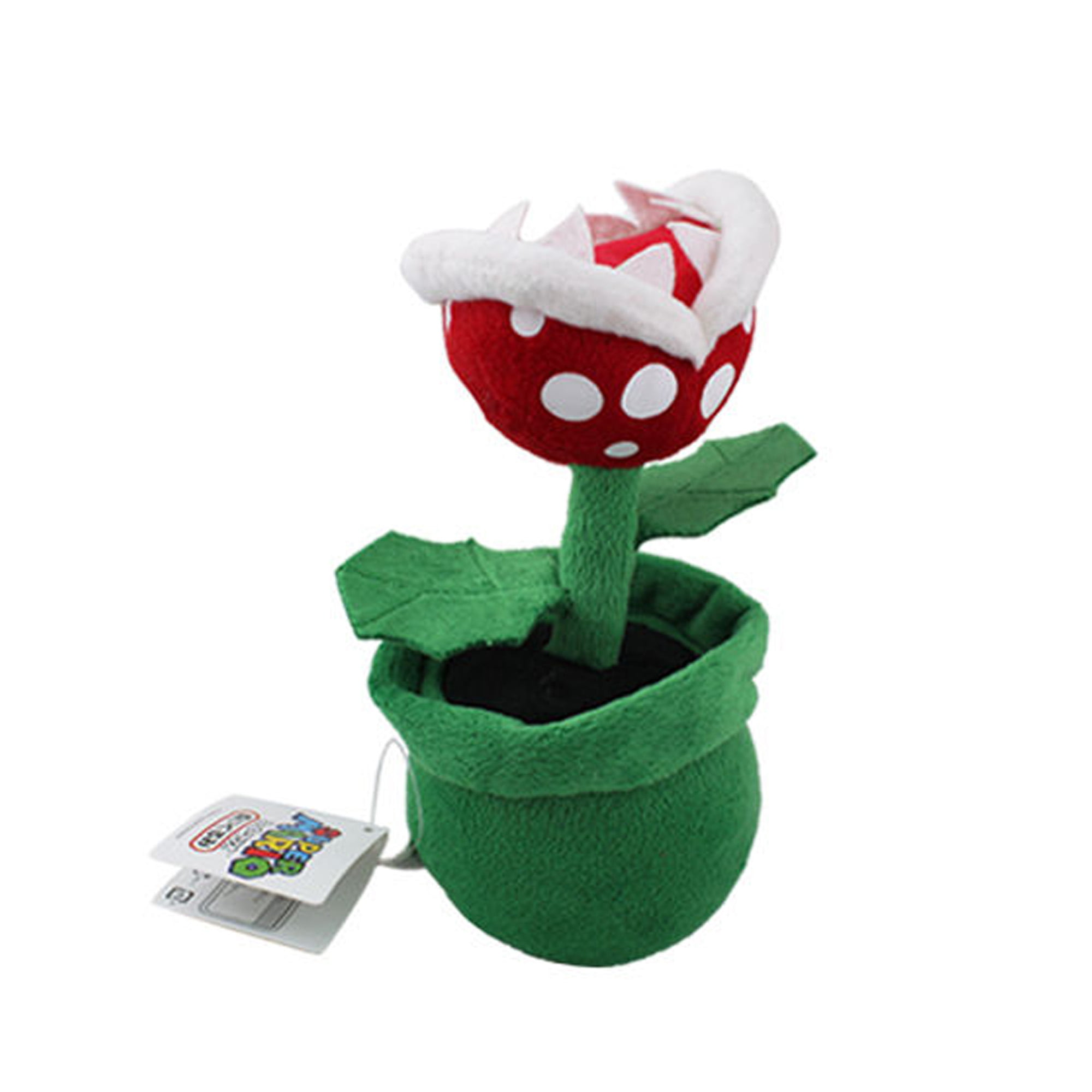 Super Mario Bros Piranha Plant Plush Doll Flower Figure Stuffed Toy 9 inch Gift