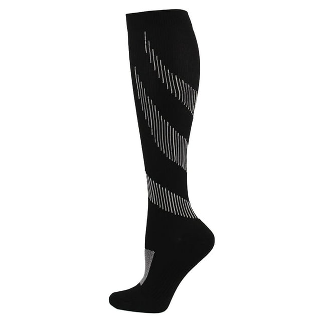 Levmjia Chaussettes de Compression pour Femmes Coton Décontractées Respirantes Confortables Multicolores Design à la Mode Usage Quotidien Toucher Doux Lot de 6 Longueur Régulière