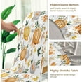 thumbnail image 5 of Autumn Pumpkin Floral Maples Dining Room Chair Covers Fall Leaves Flowers Thanksgiving Chair Slipcovers Seat Protector Removable Washable Chair Cover For Home Kitchen Restaurant Hotel 4pcs, 5 of 7