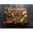 thumbnail image 4 of Ironwood Gourmet Charleston End Grain Prep Station, Acacia Wood, 20" x 14" x 1.25" Rectangular Wooden Cutting Board, 4 of 9