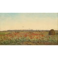 thumbnail image 3 of Hippolyte Camille Delpy 18x12 Black Modern Framed Museum Art Print Titled - The Poppy Field, 3 of 5