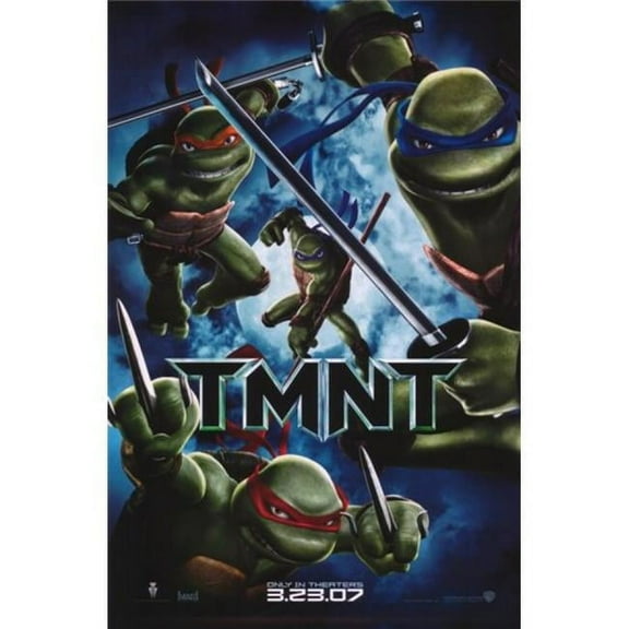 Posterazzi MOV397452 Teenage Mutant Ninja Turtles Movie Poster - 11 x 17 in.