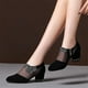 thumbnail image 5 of Minnieouse 1 par de zapatos de verano para mujer, sandalias transpirables, accesorio para calzado oficial Calzado floral negro Tamaño 35, 5 of 6