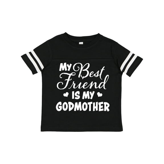 Inktastic My Best Friend is My Godmother with Hearts Boys or Girls Toddler T-Shirt