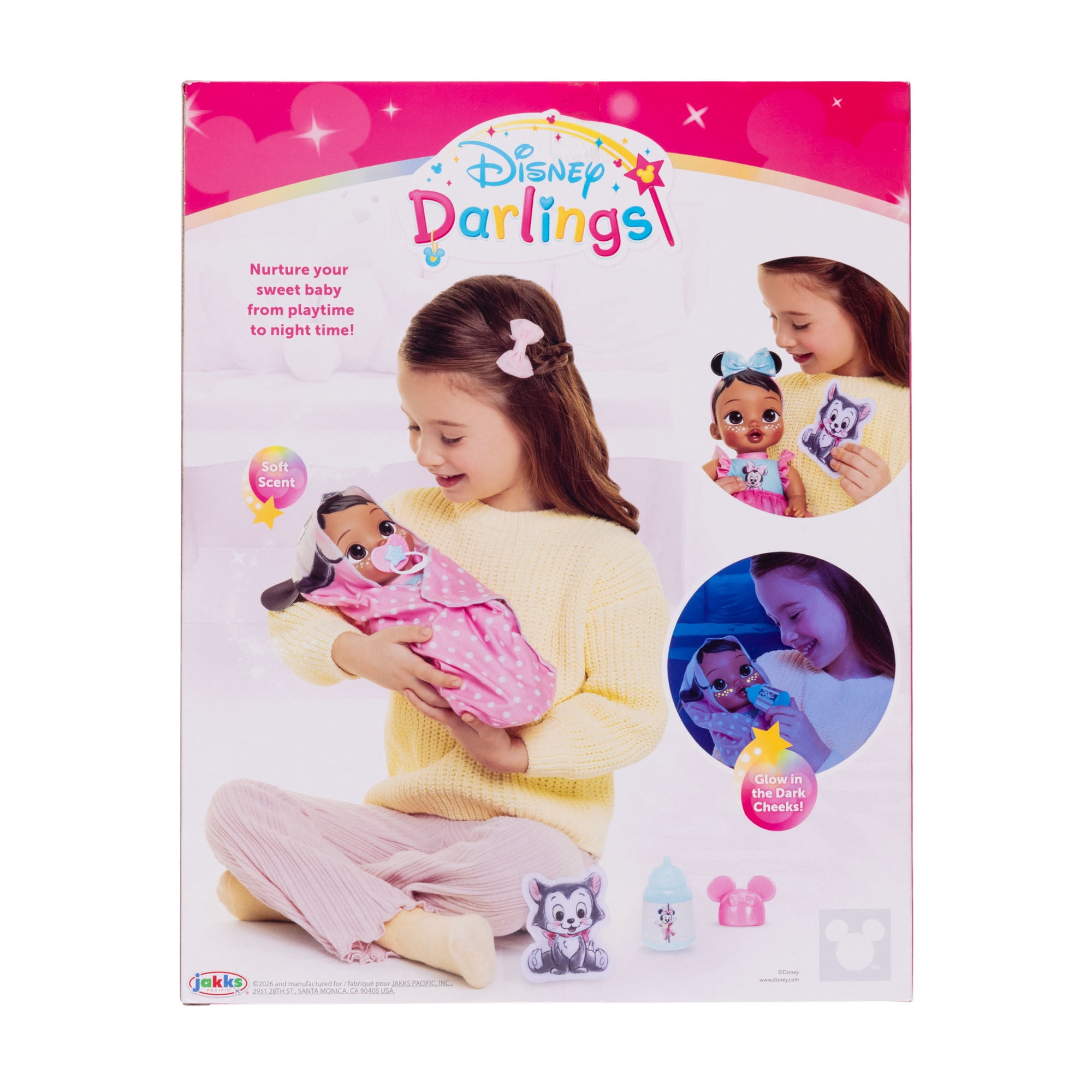 DISNEY DARLINGS SNUGLY STARS MINNIE DOLL