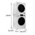 thumbnail image 3 of Equator PET STACKABLE 13 lbs EW 826 Washer 1.6cf + ED 850S Vented Sensor Knob Dryer 3.5cf, 3 of 19