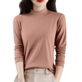 thumbnail image 4 of Sweaters for Women Suitable Fall and Winter Comfortable and resistant to pilling Brown L Womens Sweaters, 4 of 5