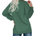 thumbnail image 3 of Rosvigor Sweatshirts for Women Henley Shirts Casual Long Sleeve Ribbed Tunic Button Up Tops, 3 of 6