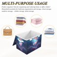 thumbnail image 6 of Iauyy Large Storage Box with Lid - Foldable Home Storage Bins for Clothes Toy Holiday Decor, Deep-sea Jellyfish (42*32*30cm), 6 of 6