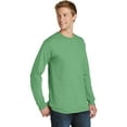 thumbnail image 4 of Port & Company PC099LS Mens Pigment-Dyed Long Sleeve Tees, Safari - 4XL, 4 of 6