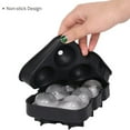 thumbnail image 3 of Juego de 2 bandejas para cubitos de hielo, moldes de silicona para hacer cubitos de hielo cuadrados grandes para cócteles y bourbon, reutilizables y sin BPA, 3 of 8