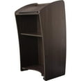 thumbnail image 4 of Oklahoma Sound Vision Modern Wood Non-Sound Lectern in Ribbonwood Brown, 4 of 5