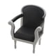 thumbnail image 5 of Cojines de Sofá Zulema para Sillón de muñecas negro, 5 of 8
