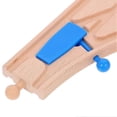 thumbnail image 4 of 2pcs Wooden Train Track Intersections Switch Track Accessories Toy Train Set Compatible With Major Brands Educational And Fun For Kids, 4 of 4