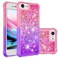 thumbnail image 1 of Funda para iPhone 8/iPhone 7 Transparente con Brillos Carcasa Protectora Antigolpes con Glitter Brillante, 1 of 5