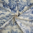 thumbnail image 5 of Maison Toile Blue Pinch Pleat Drapery Panel - Pair 20"x84", 5 of 5