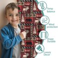 thumbnail image 3 of Blackout Kids Curtains,Red Christmas Animal and Tree Pattern Childrens Insulated Curtains Set Of 2,Bedroom Essentials,Toddler Room Decor 42"x84", 3 of 5