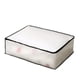 thumbnail image 1 of Bolsa de almacenamiento Beautynvta, plegable y apilable de plástico con cremallera, multiusos para la colada, grande para mantas, almohadas y abrigos, 80 x 45 x 15 cm, transparente, 1 of 8