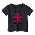 thumbnail image 3 of Hiijoy Toddler Boys T-Shirt British Flag Printed Short Sleeve T Shirt Summer Casual Tshirt, 3 of 3