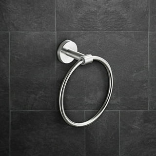 Porte serviette salle de bain mural | Autocollant – Confor Maison