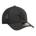 thumbnail image 3 of Men's New Era  Black Houston Astros Badged M-Crown A-Frame 9FORTY Trucker Adjustable Hat, 3 of 7