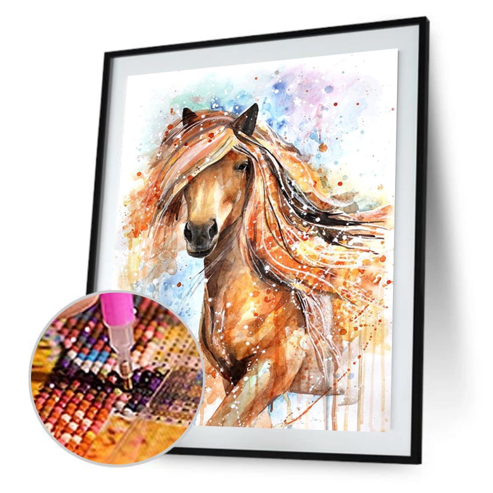 Horse 5D Diamond Painting DIY Embroidery Cross Stitch Home Decor Needlework Gift 