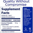 thumbnail image 3 of Enzymedica DairyAssist Chewable, Digestive Enzymes for Men & Women - Lactose Intolerance Support Supplement with Lactase, Helps Reduce Gas & Bloating, Gluten Free - 60 Tablets, 3 of 8