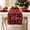 A, variant on Christmas Linen Table Runner, Christmas Table Cover with Classic Printed Pattern, Washable Dining Table Decoration for Home and Party, 72.05 x 12.99 inch