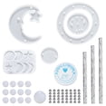 thumbnail image 1 of Windchime Resina Molde Silicona Epoxi Herramientas Decoración Casting Kit de molde reutilizable para principiantes Craft Ventana de vacaciones DIY tipo 6 seitruly HA010212-06, 1 of 6