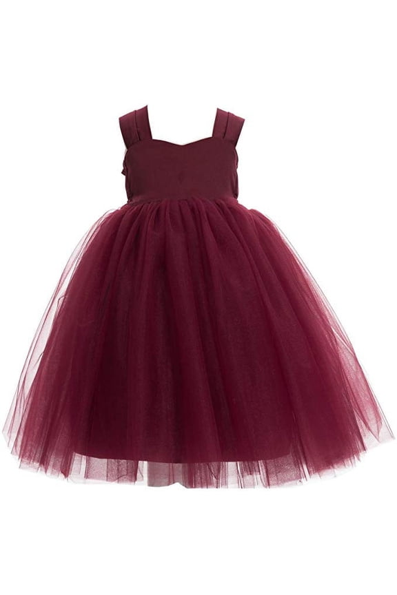 Sweetheart Neck Top Tutu Baby Flower Girl Dress Communion Baptism for Church Christening 201 4