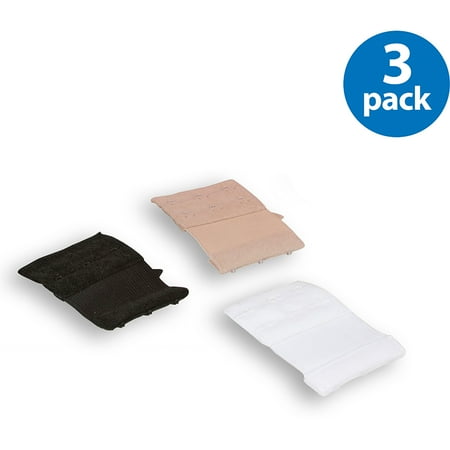 Lingerie Solutions - Bra Extenders 3-Hook , 3-Pack