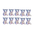 thumbnail image 1 of 10 parches termoadhesivos con diseño de perro, colores brillantes, algodón premium, duraderos y de uso general., 1 of 14