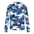 thumbnail image 3 of VBTAPA Mens Long Sleeve Camo T-shirt Colorful Graphic Tees Casual Stylish Tops Lightweight Workout Tee 50 Percent off Deals Today Light Blue XXXL, 3 of 5