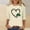 #0015-Beige, variant on Womens Casual Tops Crew Neck Tees Irish Green Print Graphic 3/4 Sleeve Breathable St Patrick's Day Celebration Shirts Gift