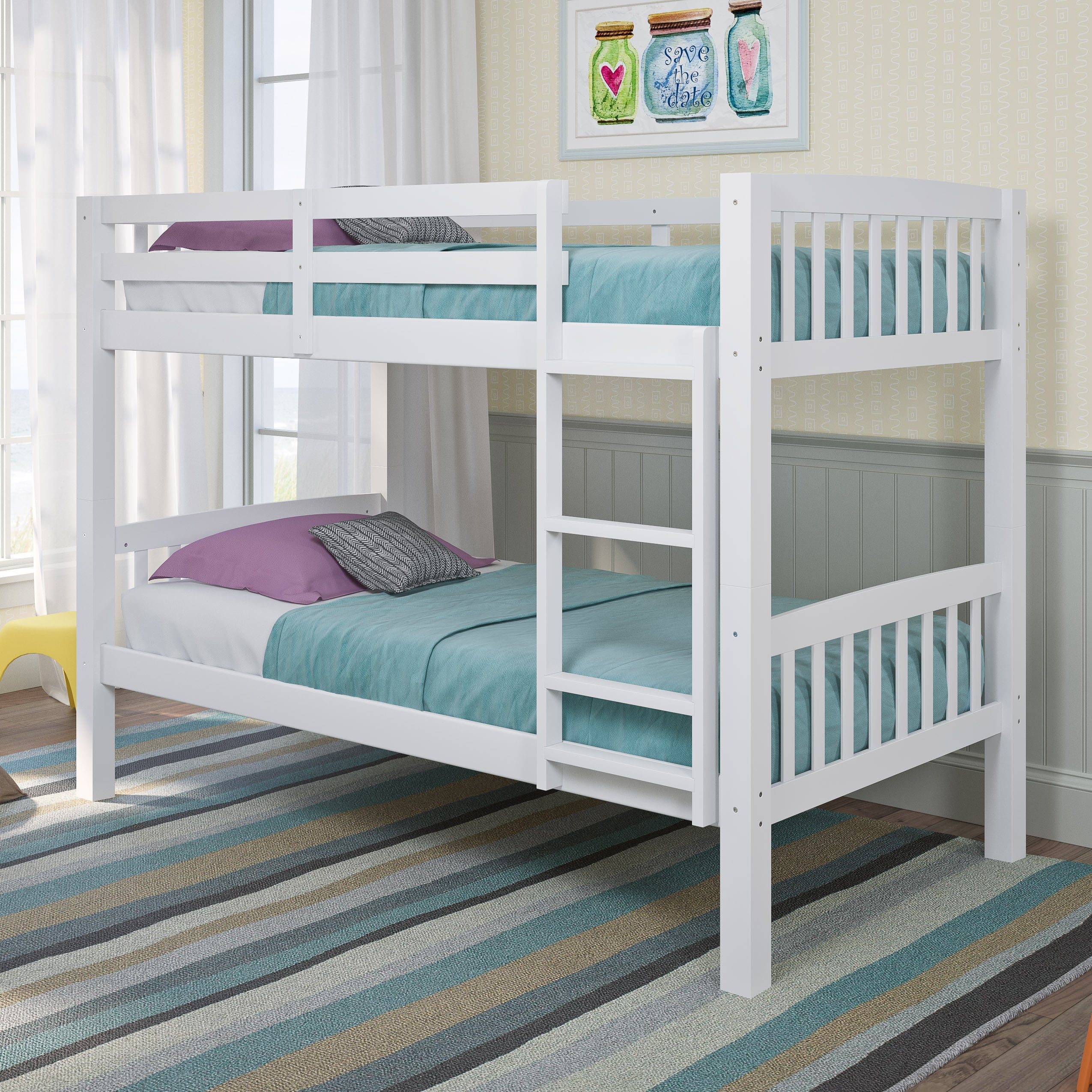 Taylor Olive Twin Single, Crib Bunk Bed Combo