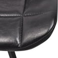 thumbnail image 5 of vidaXL Dining Chairs 4 pcs Black Faux Leather, 5 of 6
