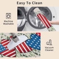 thumbnail image 6 of Flag Stars Stripes Kitchen Mat 2 Piece 4th of July Kitchen Rugs Non Slip Heart Star Eucalyptus Leaves Mats, Patriotic Soft Runner Rug Water Absorbent Star loor Mat for Sink 17"x30"+17"x47", 6 of 6