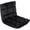 Black, variant on WoofPaw Floor Chair, Folding Floor Gaming Chair with Back Support | Adjustable 14-Position, Soft Coral Fleece, Lazy Sofa for Reading Living Room Recliner for Adults Kids
