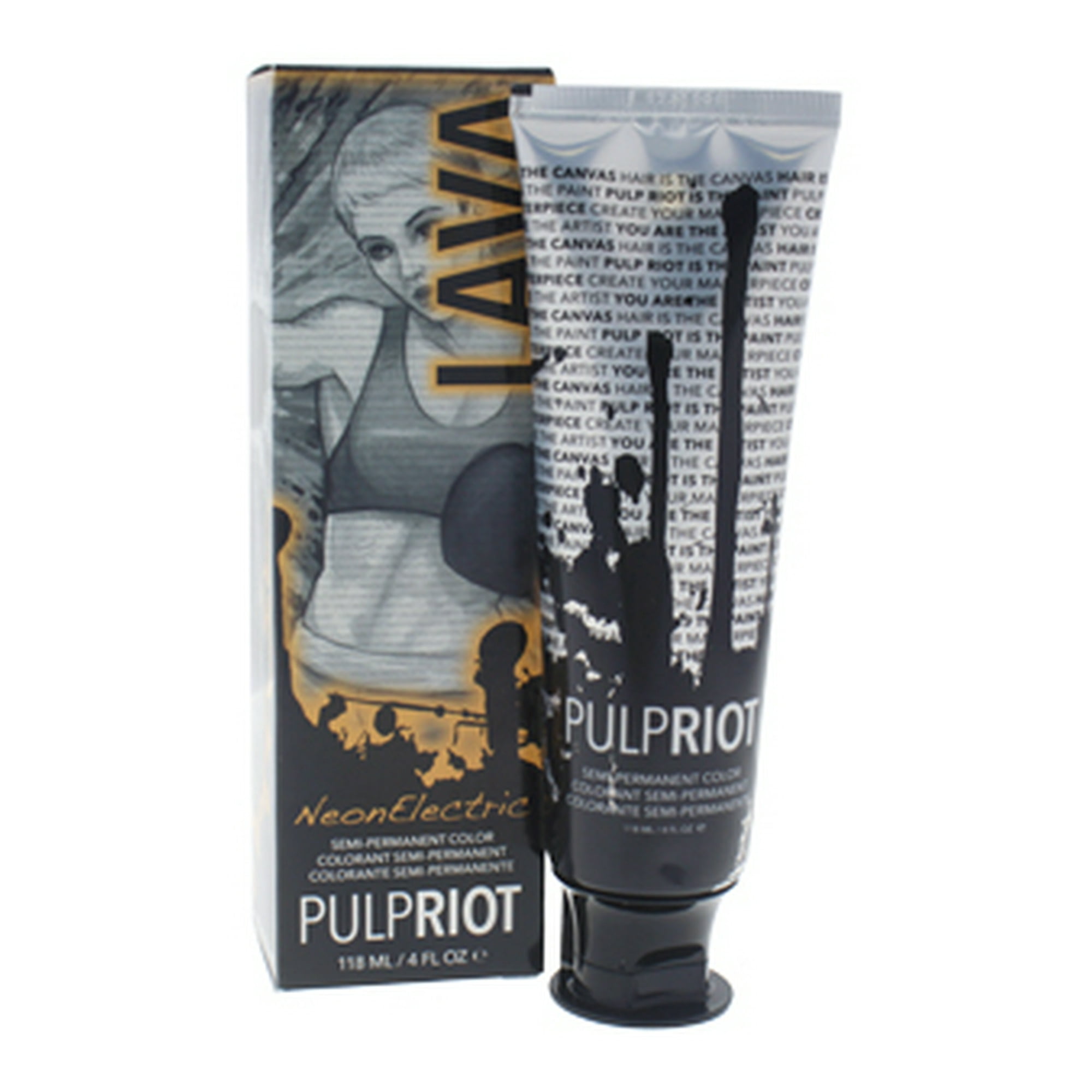 Semi Permanent Color Neon Electric Lava Neon Orange By Pulp Riot