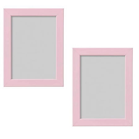 IKEA FISKBO Frame 5x7" A variety of colors to choose from (Set of 2 Frames) (Pink)
