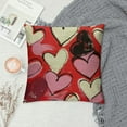 thumbnail image 2 of Nawypu  Valentine Pillow Covers Black White Pink Love Heart Red Decorative Throw Pillow Cover Valentine's Day Wedding Mother's Day Anniversary Cushion Cover Decoration for Couch Sofa, 2 of 5